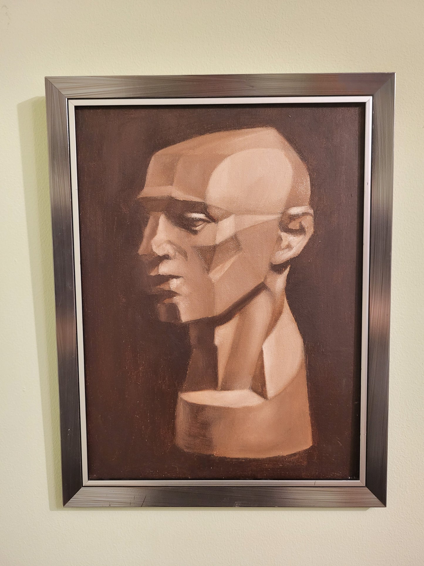 Tryptich - Asaro Stylized Head Studies, 3 PAINTING BUNDLE