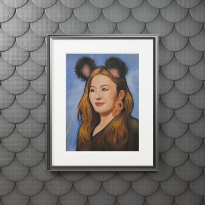 Seulgi from Red Velvet portrait -  Framed Fine Art Print