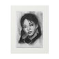 New Jeans Hyein Charcoal Portrait -  Framed Fine Art Print