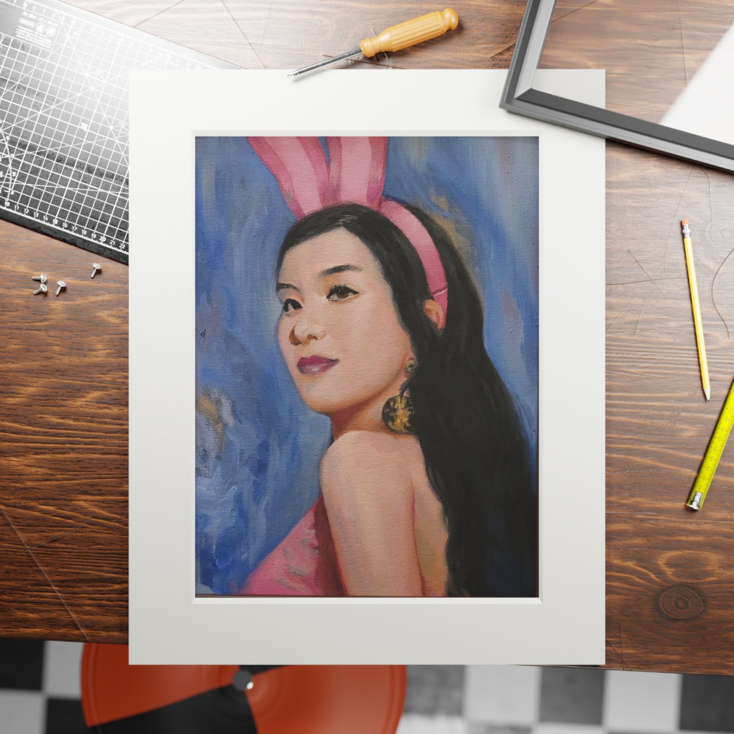 Irene from Red Velvet portrait -  Framed Fine Art Print