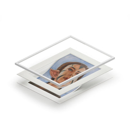 Nissa Revane MTG fanart portrait -  Framed Fine Art Print