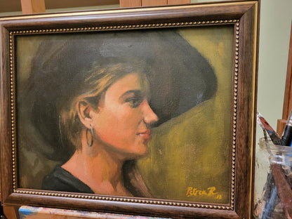 Tryptich - Portrait studies, 3 PAINTING BUNDLE