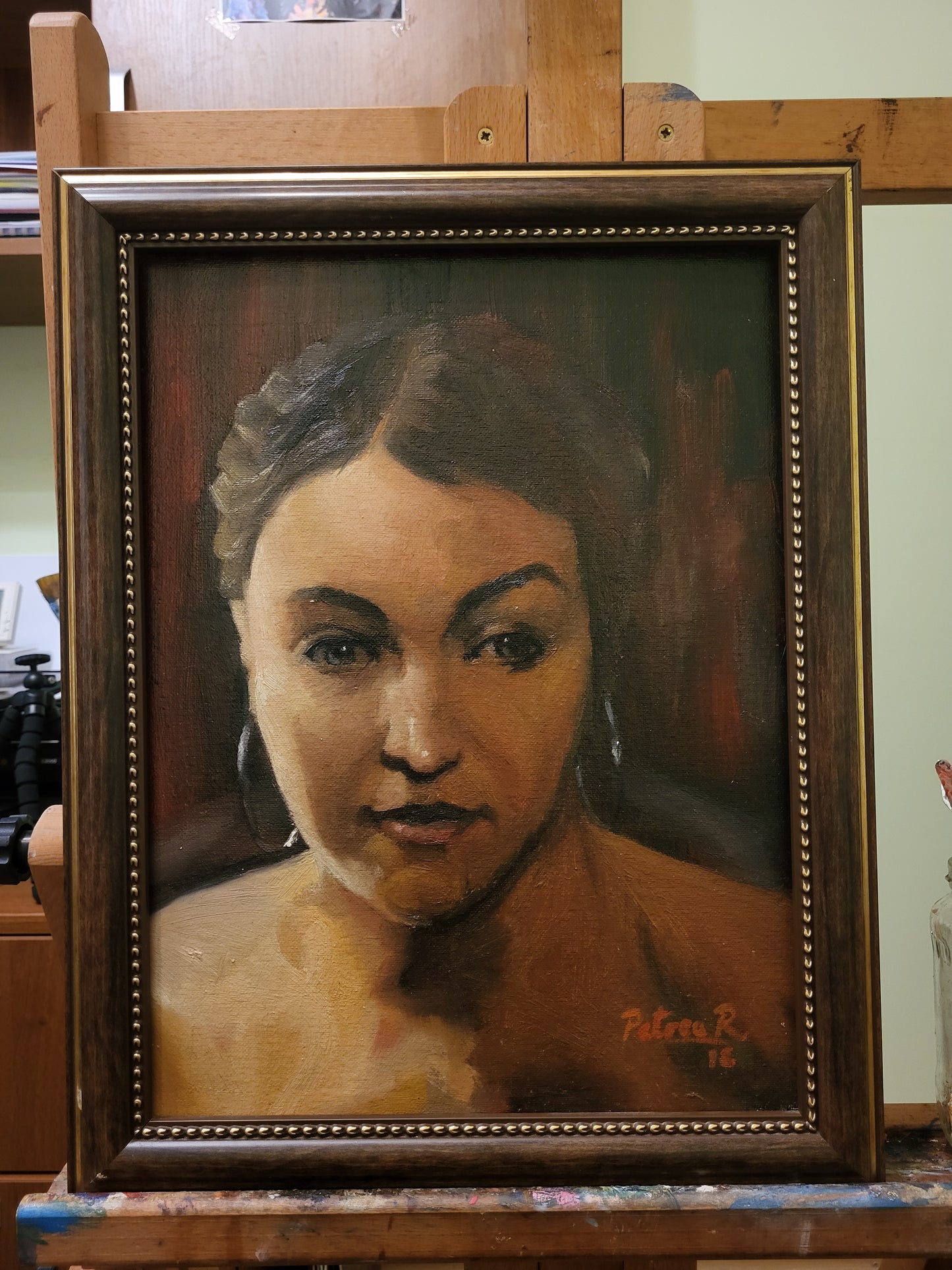 Tryptich - Portrait studies, 3 PAINTING BUNDLE