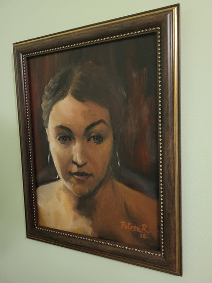 Tryptich - Portrait studies, 3 PAINTING BUNDLE