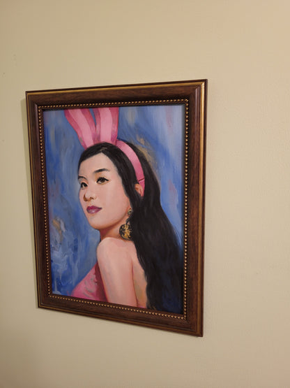 Irene from Red Velvet - oil on canvas board, 30x40 cm