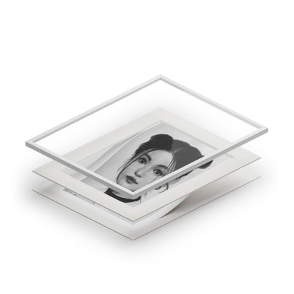 New Jeans Danielle Charcoal Portrait -  Framed Fine Art Print