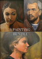 Tryptich - Portrait studies, 3 PAINTING BUNDLE
