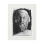 Homer Charcoal Portrait -  Framed Fine Art Print